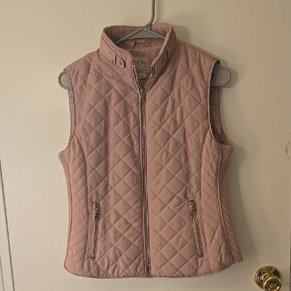 Quilted Pink Vest by Champion